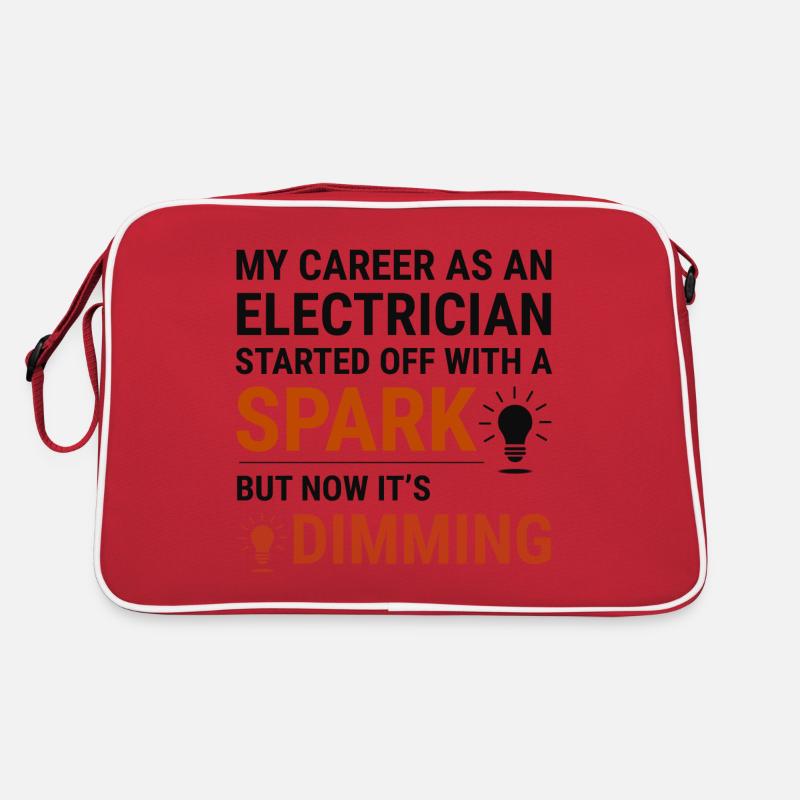Electrician Humor Electrical Technician Engineer Retro Bag