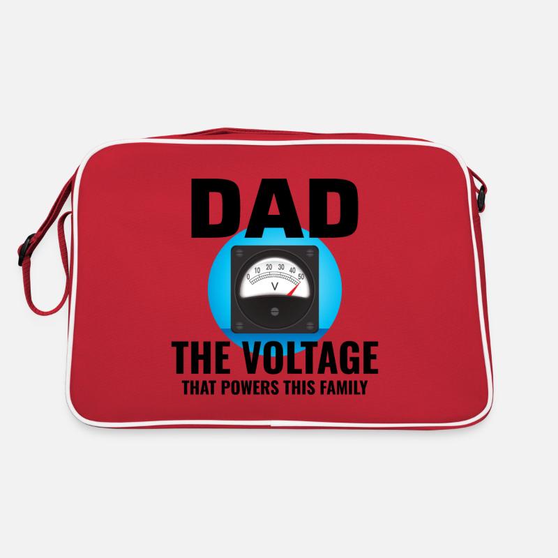 Electrician Dad Electrical Technician Engineer Retro Bag