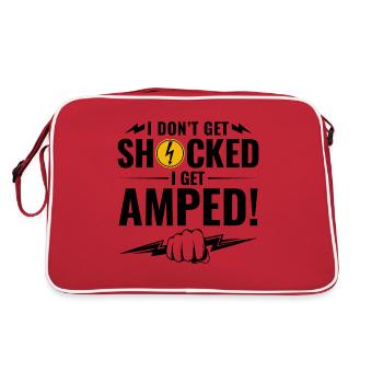 Lineman Amped Shock Humour Brave Voltage Work - Sac Retro - rouge/blanc - Dos