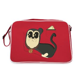 FAVOR - Retro Bag - red/white - Back