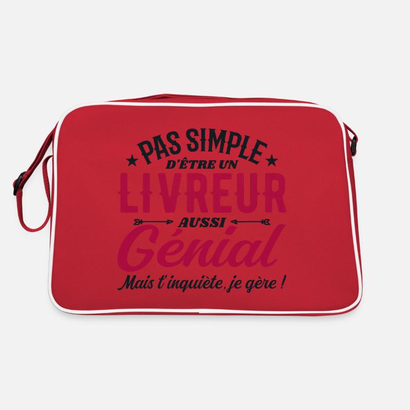 A Great Delivery Man - Humorous Delivery Man Gift Retro Bag