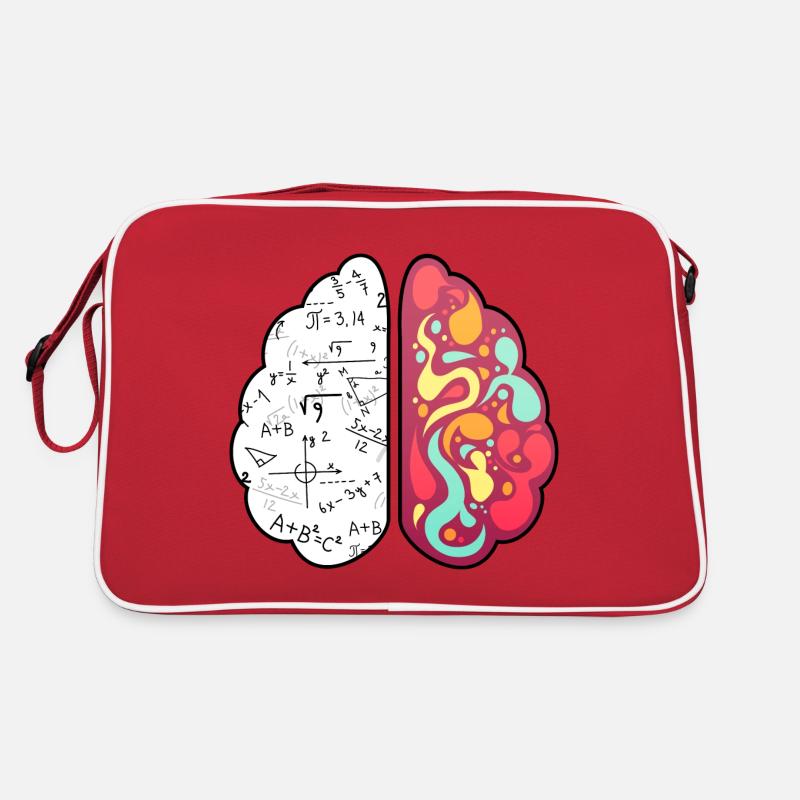 Math Lesson Mathematics Math Genius Math Brain Retro Bag