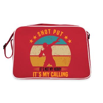 Shot put - Retro Bag - red/white - Back