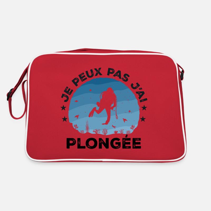 I Can't I Have Diving - Diving Gift Retro Bag
