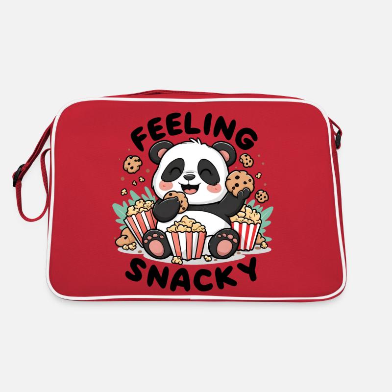 Panda - Feeling Snacky Retro Tasche