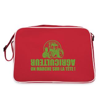 Farmer - Farmer - Tractor - Retro Bag - red/white - Back