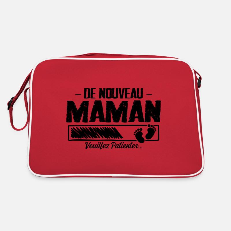 Frau Mutter Geschenk Neugeburt Zukunft Retro Tasche