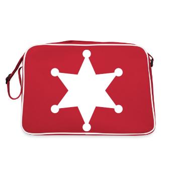 T-Shirt - Sac Retro - rouge/blanc - Dos