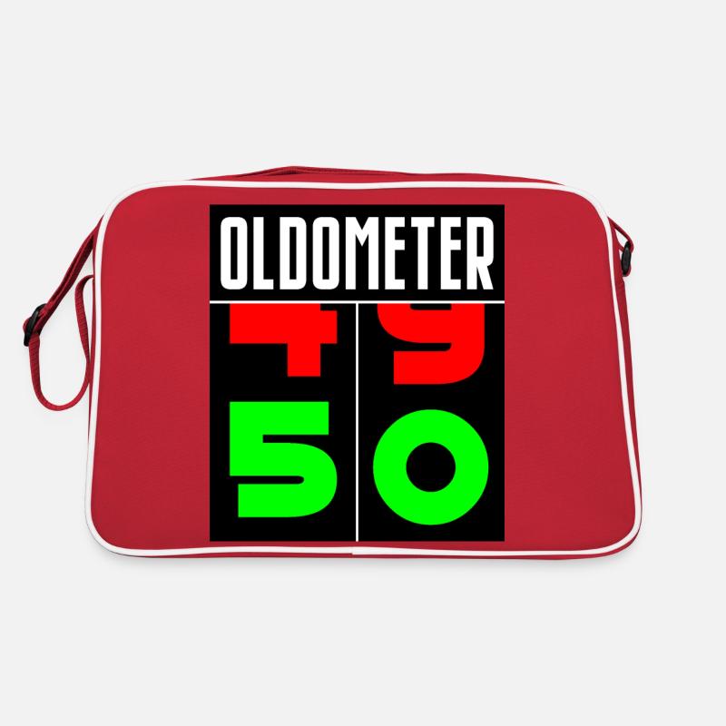 Oldometer 50. Geburtstag Retro Tasche