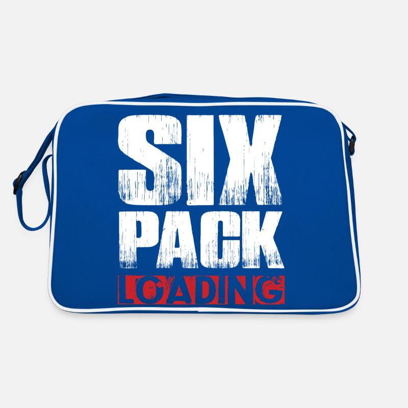 Six Pack Loading Dunkel coole shirts ch / at Retro Tasche