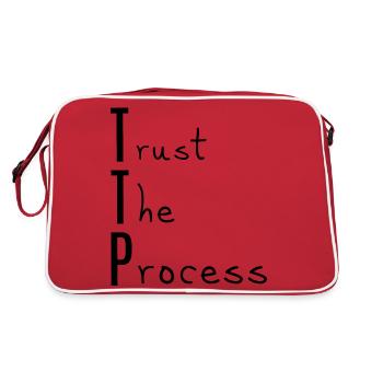 TTP, Faites confiance au processus - Sac Retro - rouge/blanc - Dos