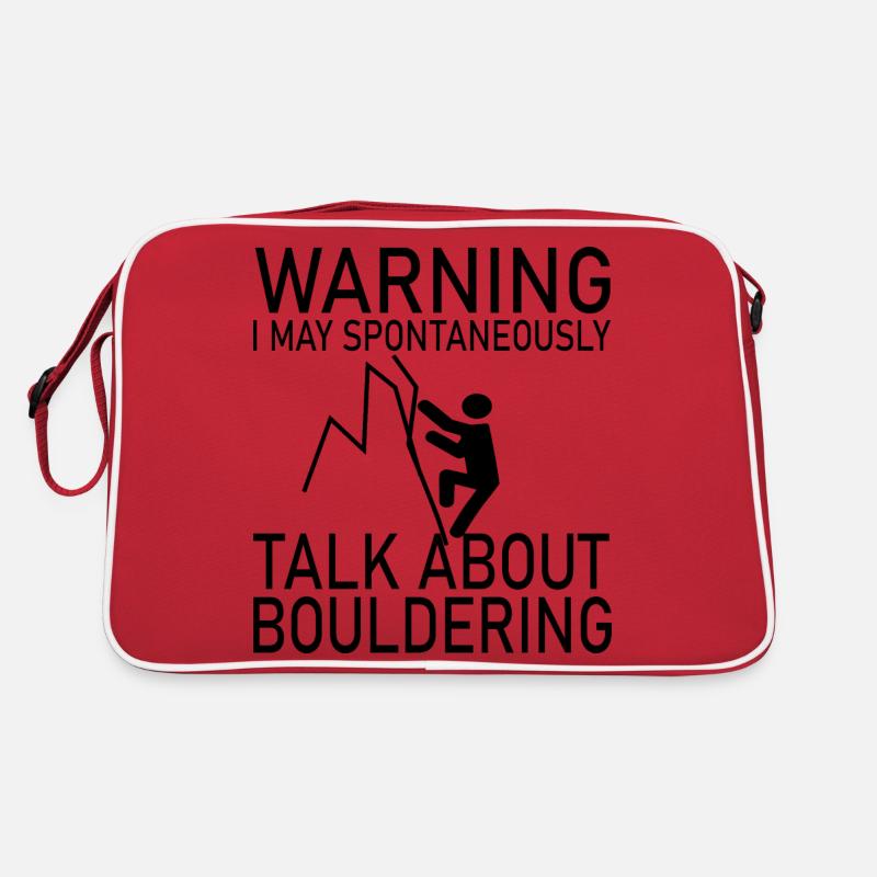 climbing - Retro Bag - red/white