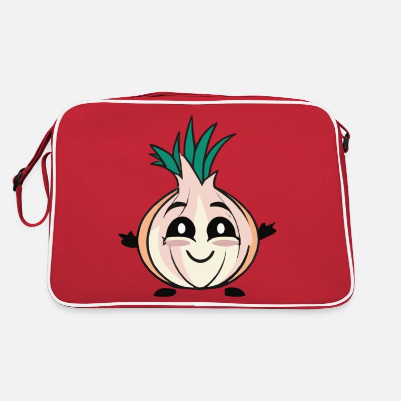 Idée cadeau oignon avec sourire Sac Retro