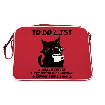 To do List - Retro Bag - red/white - Back