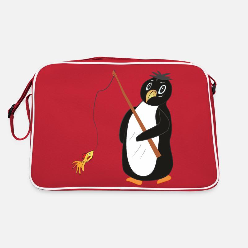 Pêcheur de pingouins Sac Retro