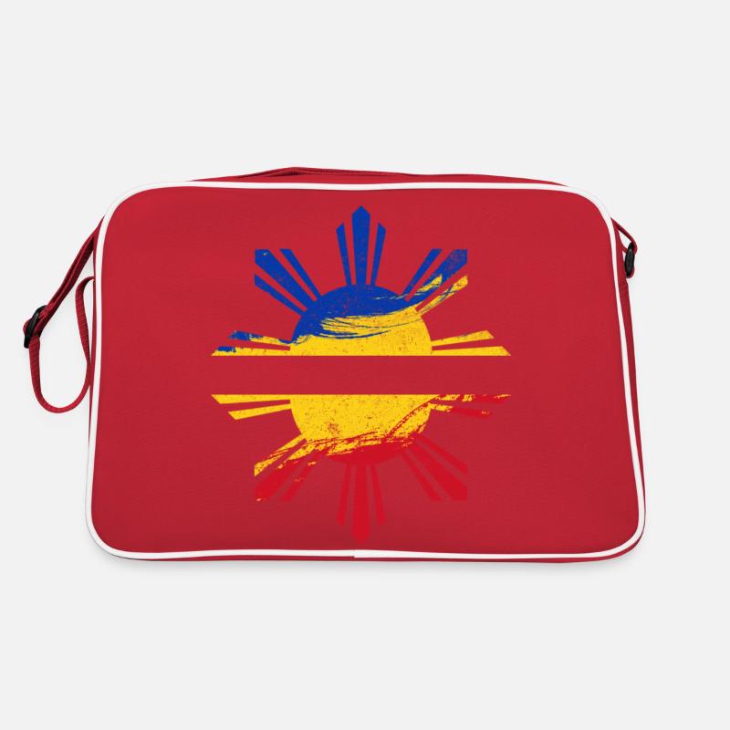 Drapeau philippin des Philippines Pride I Cadeau Sac Retro