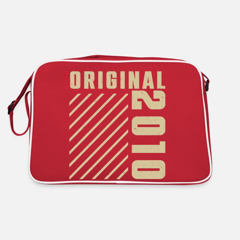 Original 2010 Authentic 2010 Vintage Bursdag Sac Retro