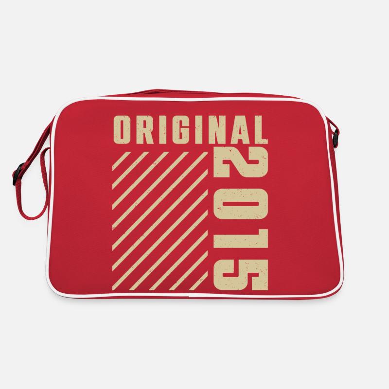 Original 2015 Authentic 2015 Vintage Bursdag Sac Retro