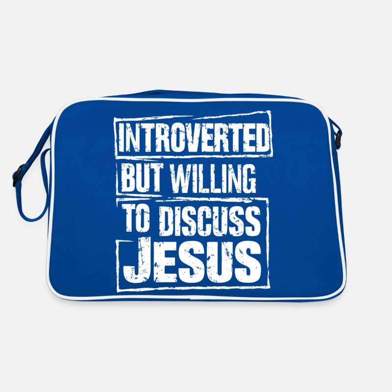 Faith for introverts Retro Bag