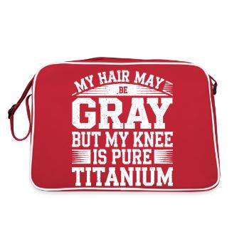 Humoristique à chaque cure de désintoxication - Sac Retro - rouge/blanc - Dos