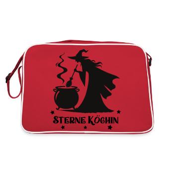 sorcière marmite cuisinier - Sac Retro - rouge/blanc - Dos