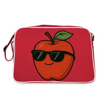 Bande dessinée Apple - Sac Retro - rouge/blanc - Dos