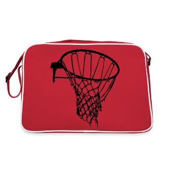 Basketball - Retro Bag - red/white - Back