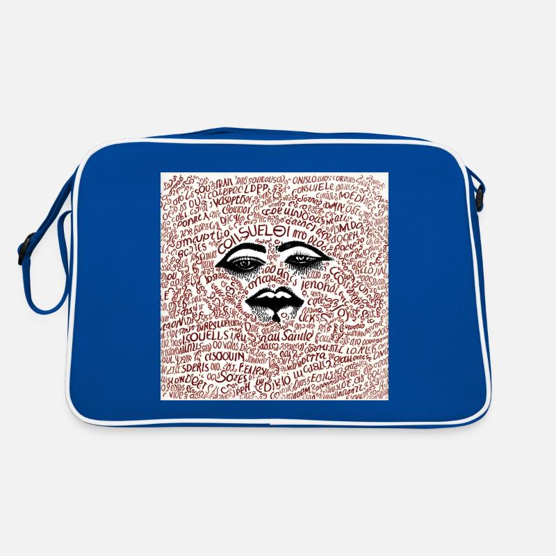 Random Words Retro Bag