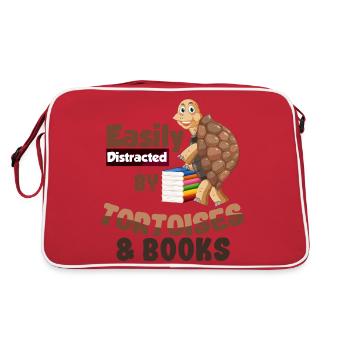 Turtle - Retro Bag - red/white - Back