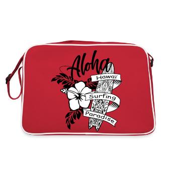 aloha - Sac Retro - rouge/blanc - Dos