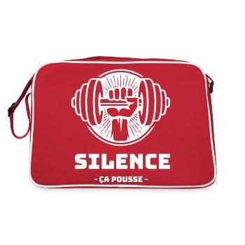 Silence ça pousse - Sac Retro - rouge/blanc - Dos
