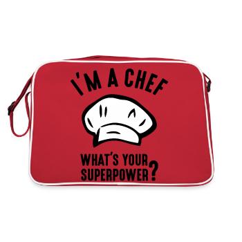 Chef Superpower - Sac Retro - rouge/blanc - Dos