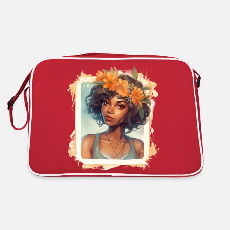 JUNGES MÄDCHEN DER INSELN Retro Tasche