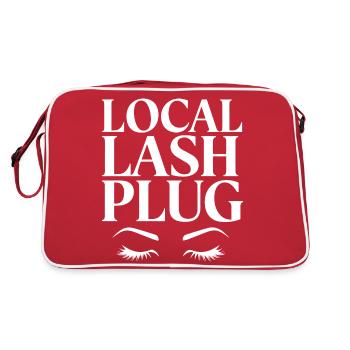 Eyelashes that impress - Retro Bag - red/white - Back