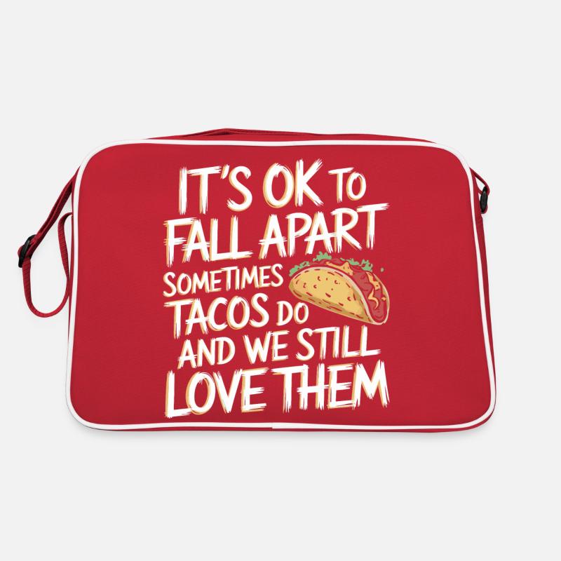 L’amour de l’humanité et des tacos Sac Retro