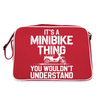 Passion pour les petites motos - Sac Retro - rouge/blanc - Dos