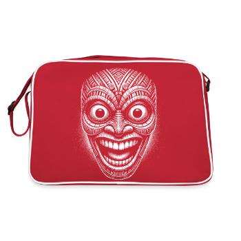 mask - Retro Bag - red/white - Back