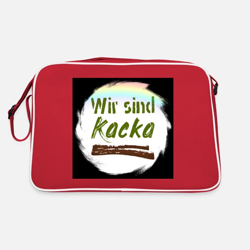 wir sindkacka II Retro Tasche