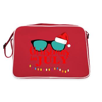 christmas in july,July - Retro Bag - red/white - Back