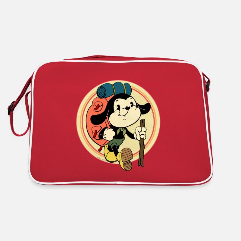 dessin animé vintage backpacker Sac Retro
