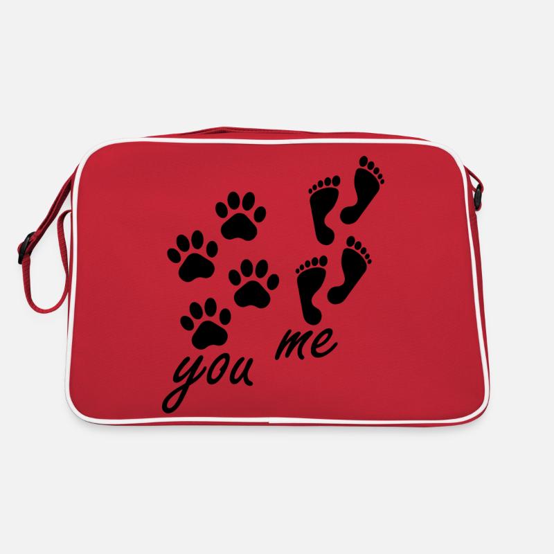 Hund Dog Retro Tasche