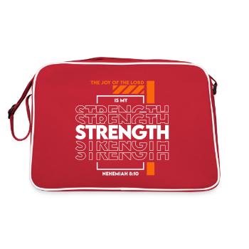 La joie du Seigneur - Force - Sac Retro - rouge/blanc - Dos