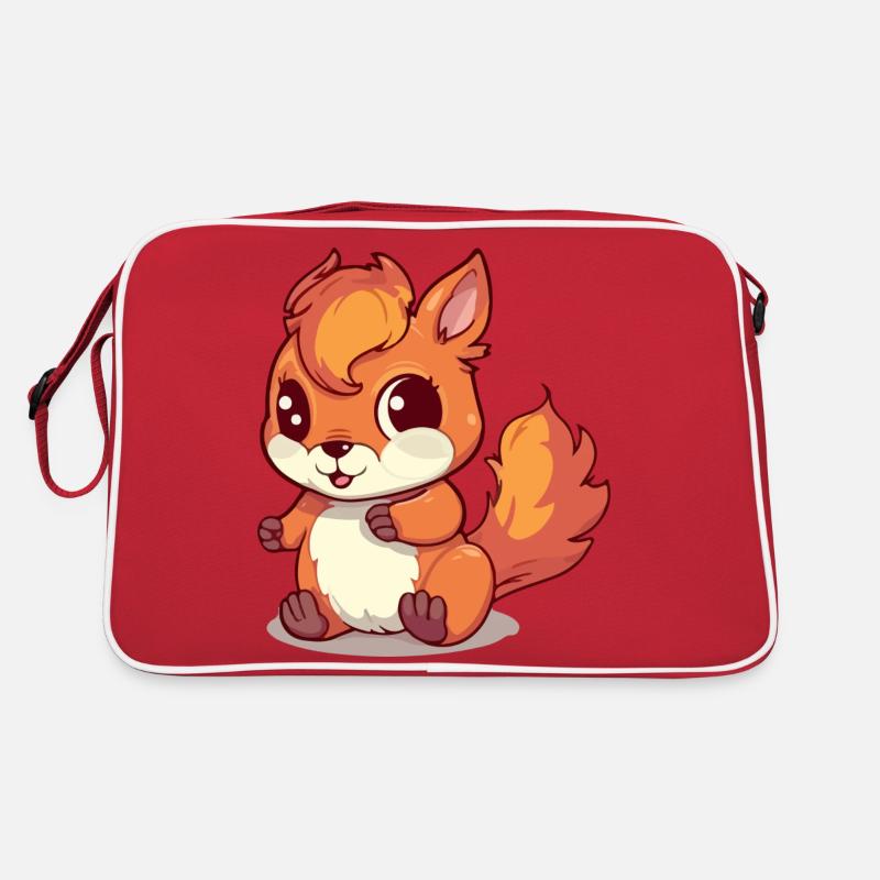 Matmat das Eichhörnchen Retro Tasche