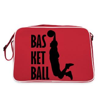 Basket-ball - Sac Retro - rouge/blanc - Dos