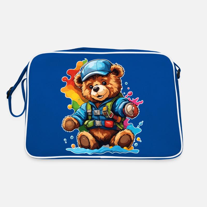Teddybär / Kuscheltier / Stofftier / Geschenkidee Retro Tasche
