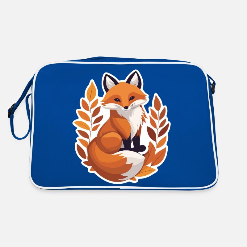 Fuchs im Herbst #3 Retro Tasche
