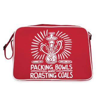 Amateurs de chicha Lifestyle Design - Sac Retro - rouge/blanc - Dos