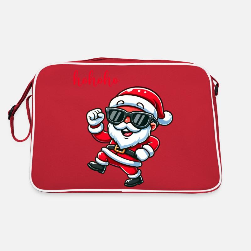 weihnachtsmann hohoho Retro Tasche