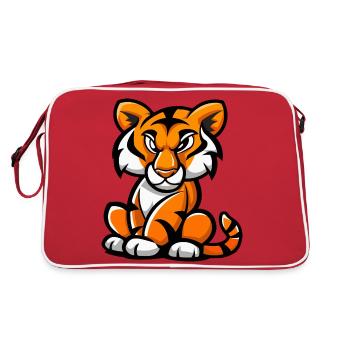 Tiger Comic - Retro Bag - red/white - Back