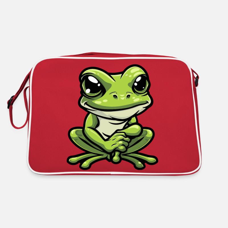Frog Comic - Retro Bag - red/white